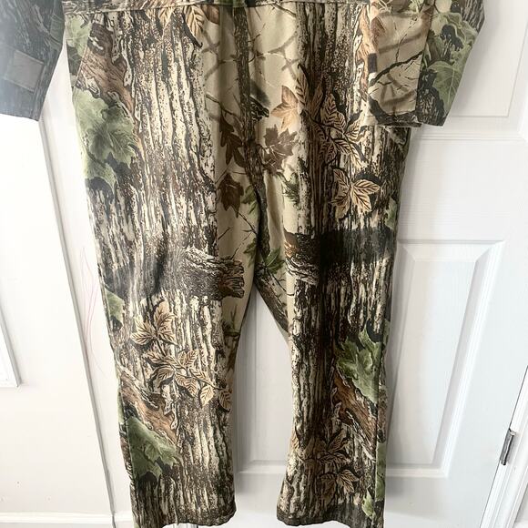Cabela's Real Tree Green Camo Camouflage USA Hunting Suit Coveralls XL Regular - Picture 10 of 11